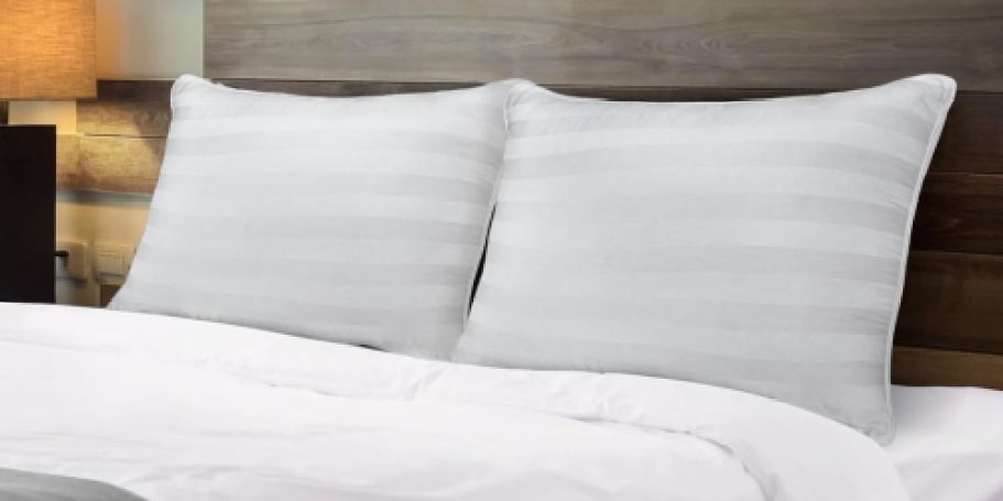 Queen Size Bed Pillows 2-Pack Only $21.99 on Amazon (Reg. $80)