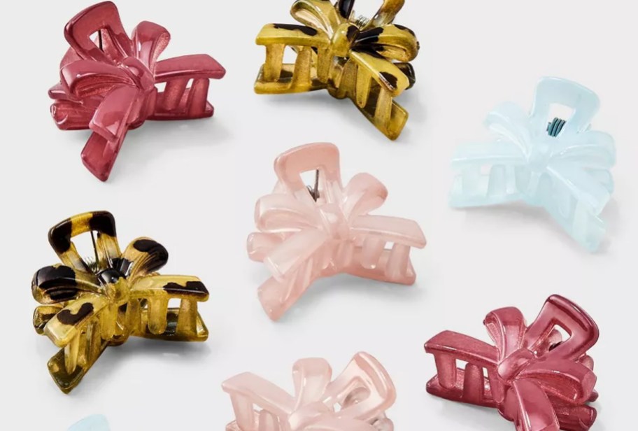 Hair Clips with Bows