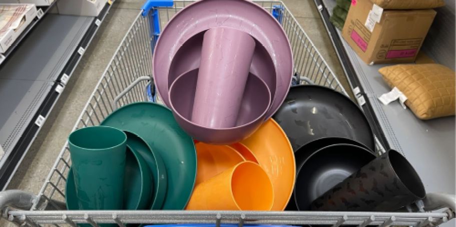 NEW 50¢ Fall & Halloween Plastic Dishes at Walmart