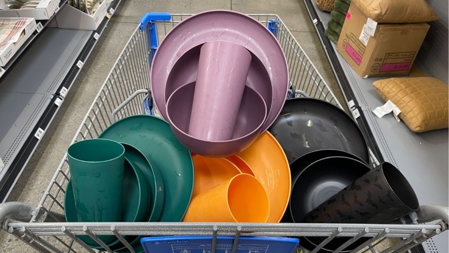 NEW 50¢ Fall & Halloween Plastic Dishes at Walmart
