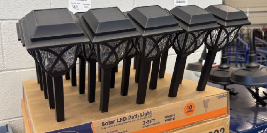 Solar LED Path Lights from $4.48 Each Shipped on Lowes.com