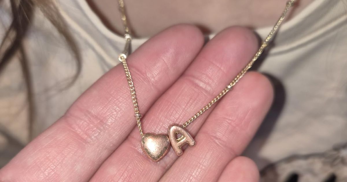 Initial Necklaces Just $3.99 on Amazon (Easter Basket Filler!)