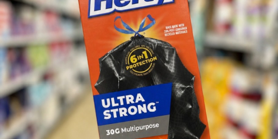 Hefty 30-Gallon Trash Bags 14-Count Just $6.47 Shipped on Amazon