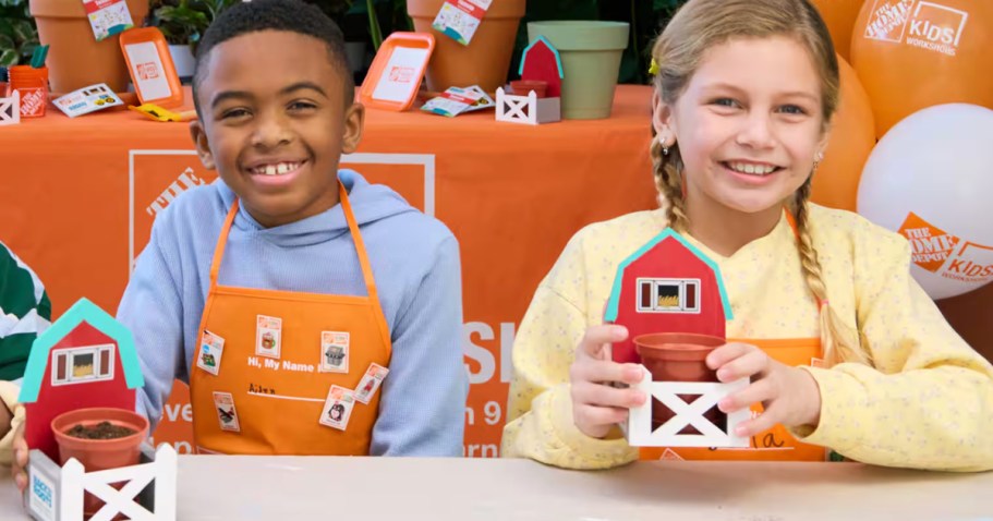 FREE Home Depot Kids Workshop on April 4th | Register Now to Make a Farm Planter