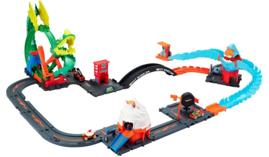 Hot Wheels Track Set 4 playsets in one