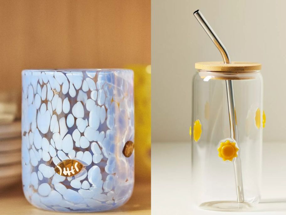 Two different Icon glasses from anthro