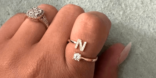 Initial Ring Just $4.99 on Amazon (Teen Easter Basket Filler Idea)