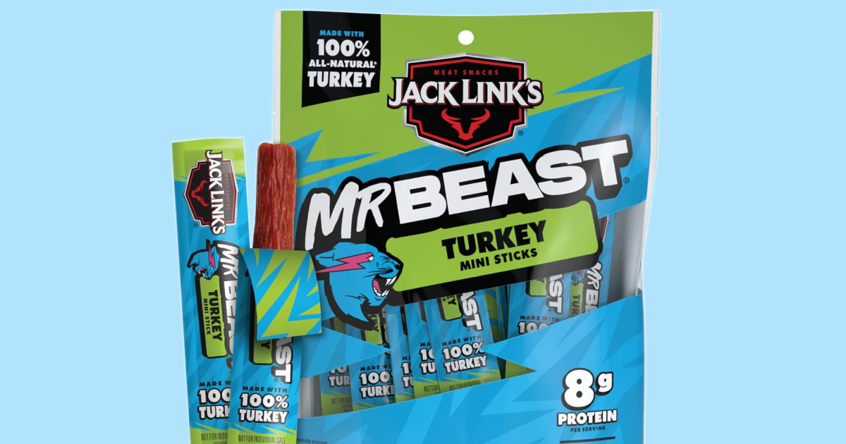 Jack Link’s x MrBeast Mini Sticks 12-Count Just $4.74 Shipped on Amazon