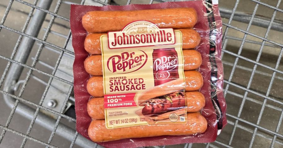 Johnsonville Dr. Pepper Pork Sausage Links 6-Pack in cart in store