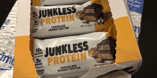 Junkless Protein Bars 12-Packs Only $13.50 Shipped on Amazon (Reg. $30)