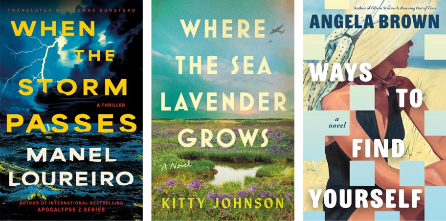 three covers to amazon first reads books