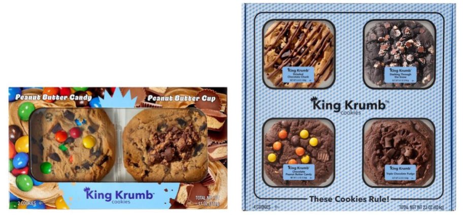 two packages of King Krumb Cookies