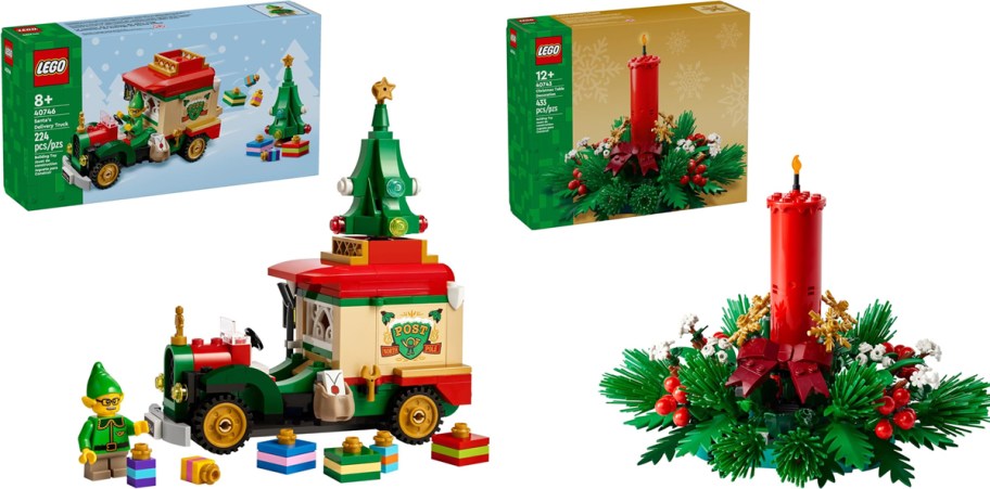 two lego christmas sets