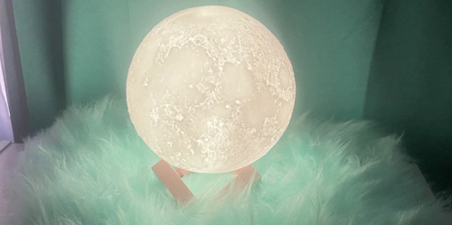 Color-Changing Moon Lamp Only $7.99 on Amazon (Reg. $20)