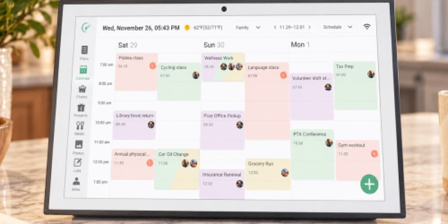 Digital Calendar Just $69.99 Shipped on Amazon (Affordable Skylight Alternative)