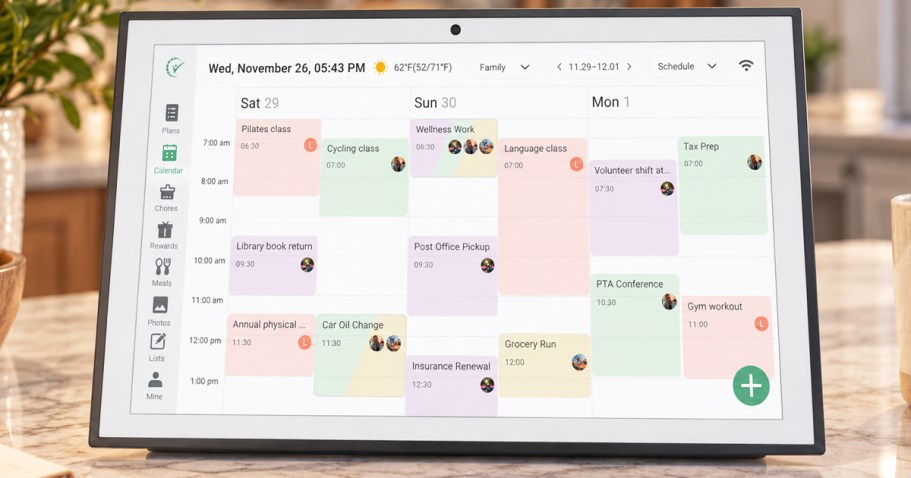 Digital Calendar Just $69.99 Shipped on Amazon (Affordable Skylight Alternative)