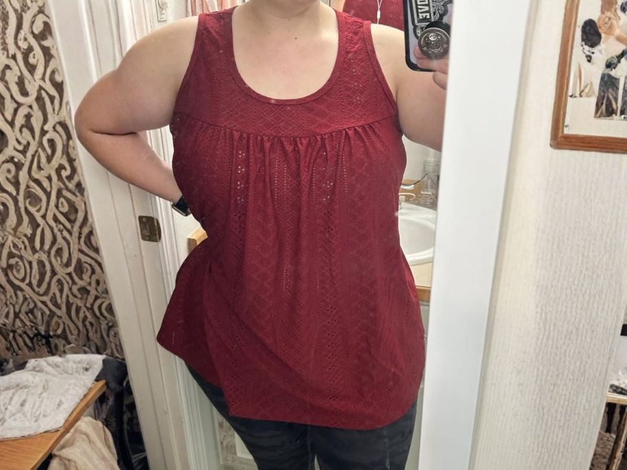 Women’s Flowy Plus Size Tank Tops from $3.99 on Amazon