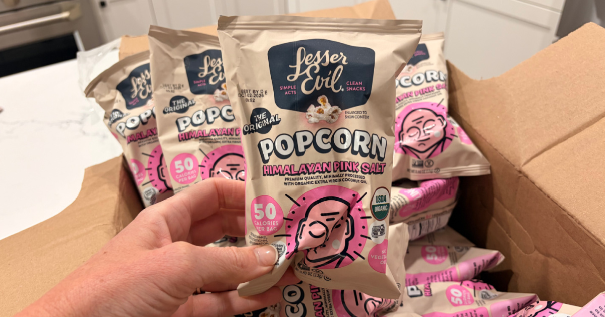 LesserEvil Popcorn 24-Pack from $6.45 Shipped on Amazon