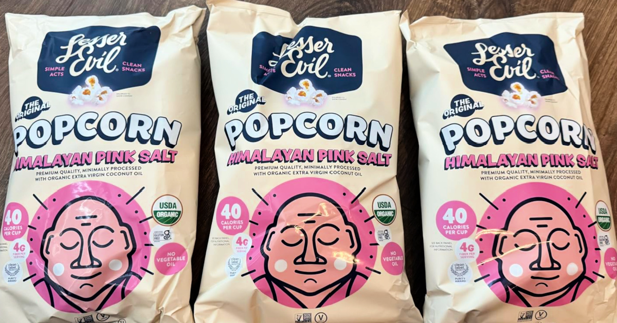 LesserEvil Popcorn 24-Pack from $6.45 Shipped on Amazon