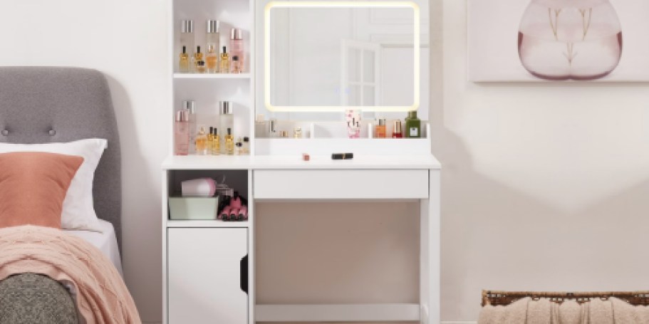 *HOT* Walmart Furniture Clearance | Lighted Vanity, Bookcases, Chairs, & More