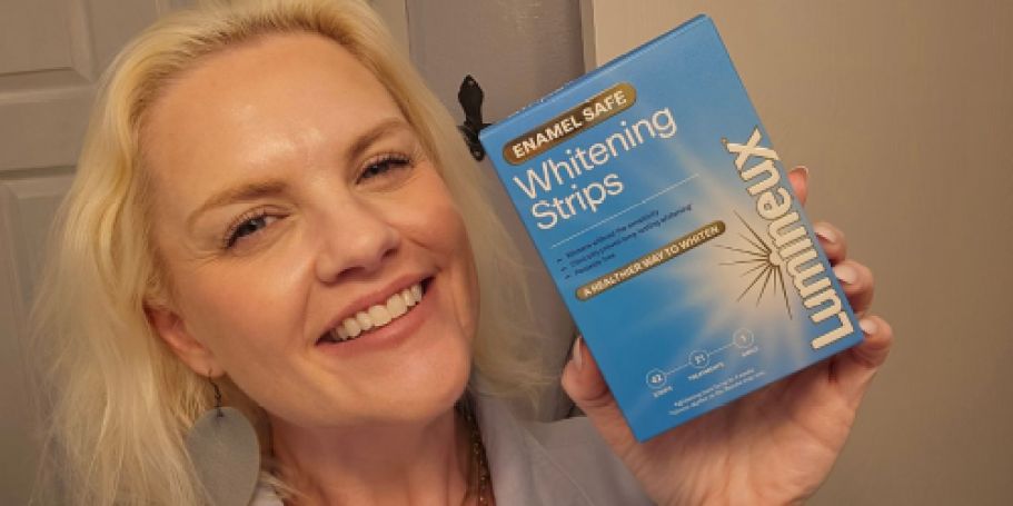 Score 50% Off Team-Fave Lumineux Teeth Whitening Strips on Amazon w/ Prime