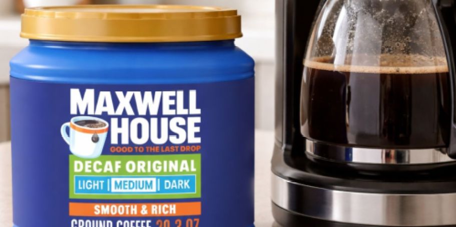 Maxwell House Decaf Ground Coffee Canister Only $7.46 Shipped on Amazon