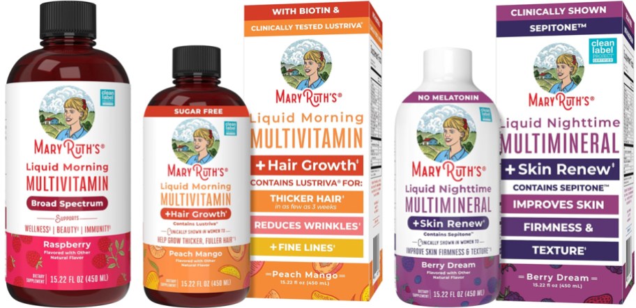 MaryRuth Organics Liquid Multivitamin 3 Bottles