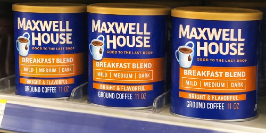 Maxwell House Ground Coffee Canister Only $2 Shipped on Amazon