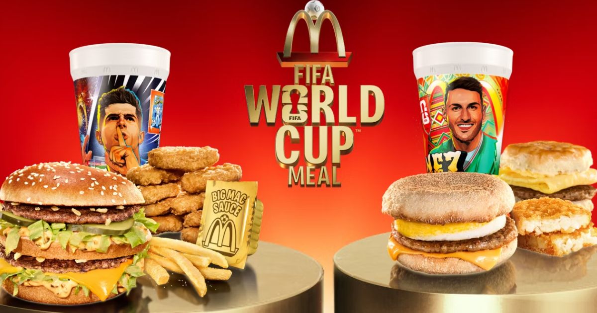 McDonald’s NEW World Cup Meals Include Collectible Cups Featuring Soccer Legends… and Grimace