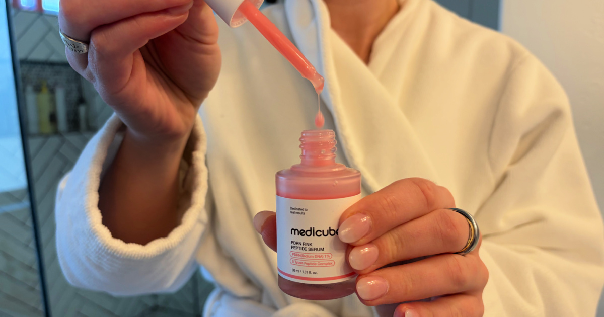 Up to 70% Off Medicube Skincare on Amazon (Pink Peptide Serum Just $13)