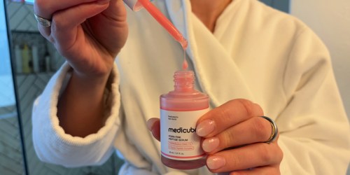 Up to 70% Off Medicube Skincare on Amazon (Pink Peptide Serum Just $13)