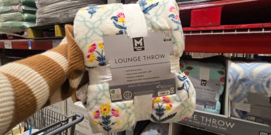 New Sam’s Club Spring & Easter Lounge Throw Blankets Just $10.88