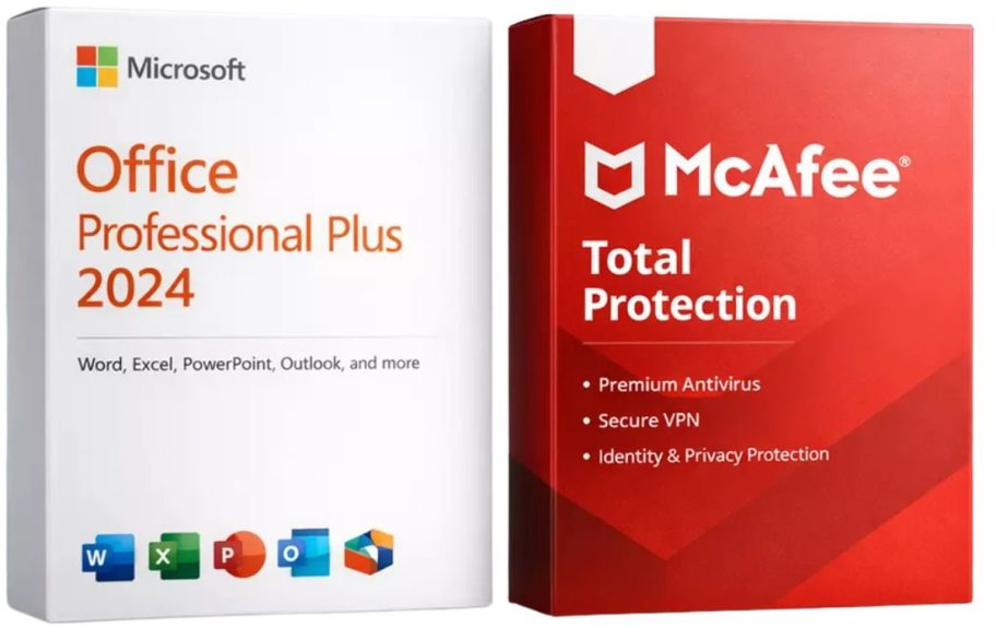 Microsoft Office 2024 Pro Plus + McAfee Total Protection