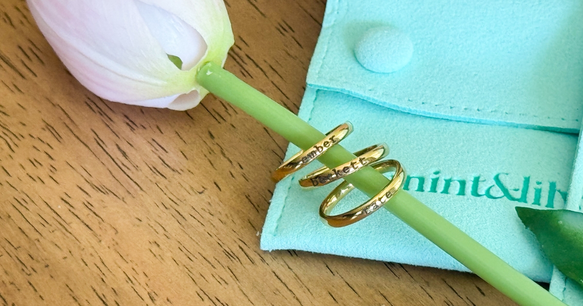 Rare Savings on Custom Jewelry (My Adorable Name Ring is Just $21.75)