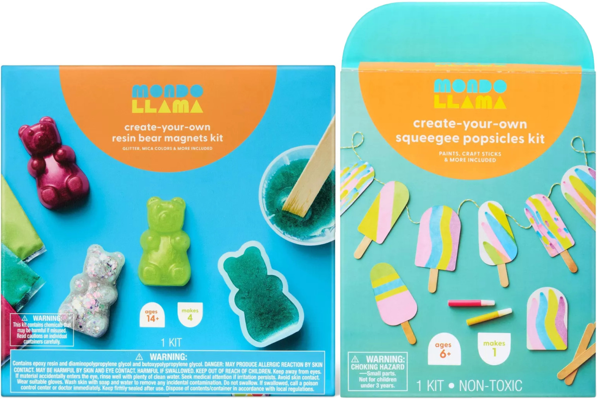 Mondo Llama Summer Craft Kits Only $4 on Target.com (Make Gummy