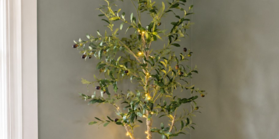 Faux 6′ Olive Tree w/ Lights Just $31.99 Shipped on Amazon (Reg. $100)