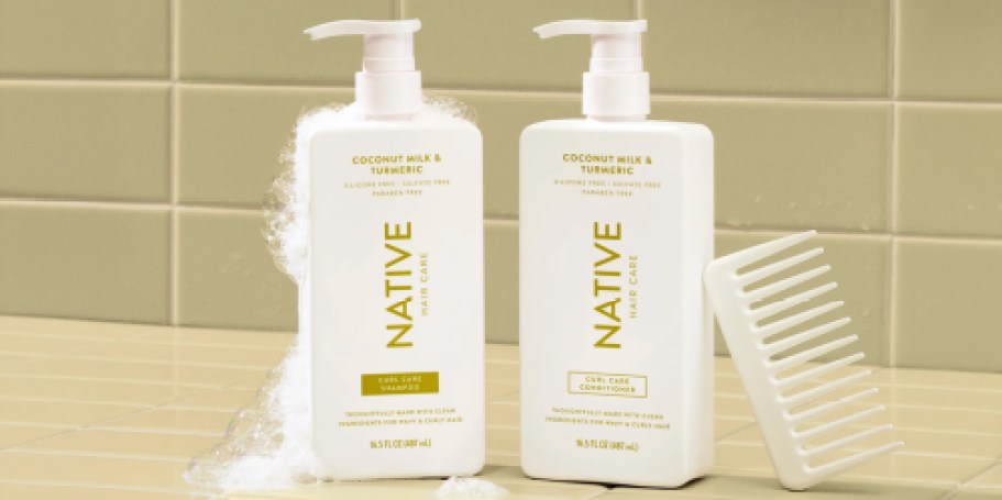 Native Curl Care Shampoo & Conditioner Only $10.44 Shipped on Amazon (Reg. $22)