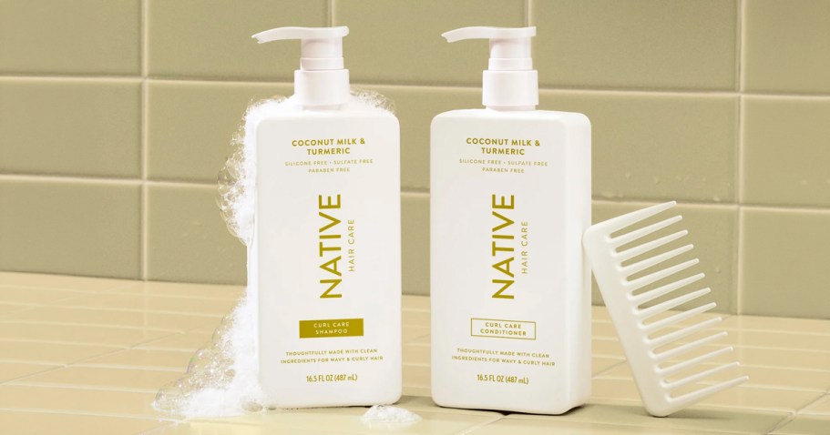 Native Curl Care Shampoo & Conditioner Only $10.44 Shipped on Amazon (Reg. $22)