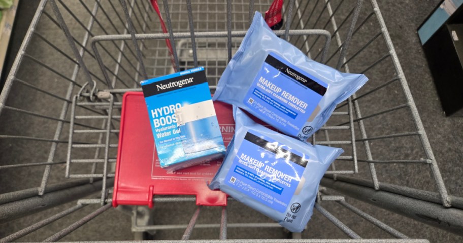 Neutrogena products in a CVS cart