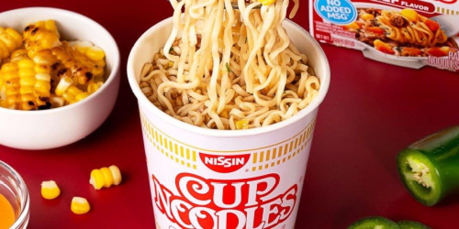 Nissin Cup Noodles Soup 12-Pack Just $4 Shipped on Amazon