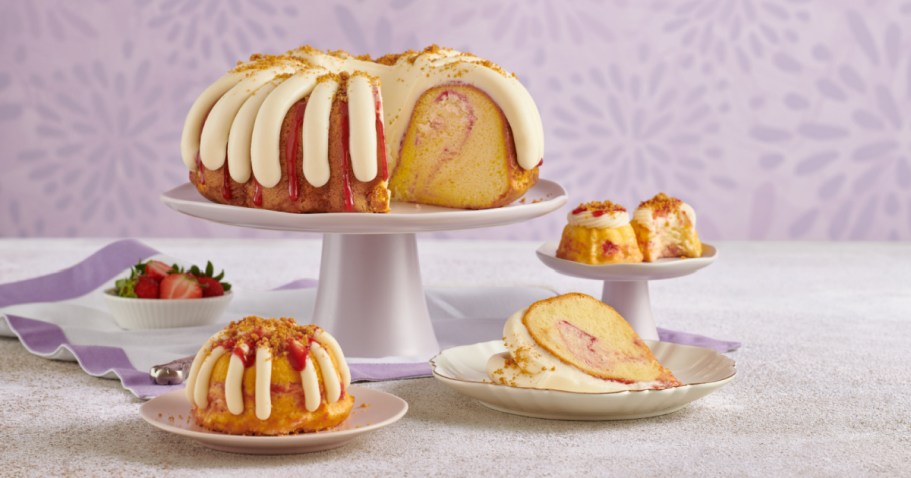 NEW Nothing Bundt Cakes Flavors: Banana Pudding & Strawberry Cheesecake