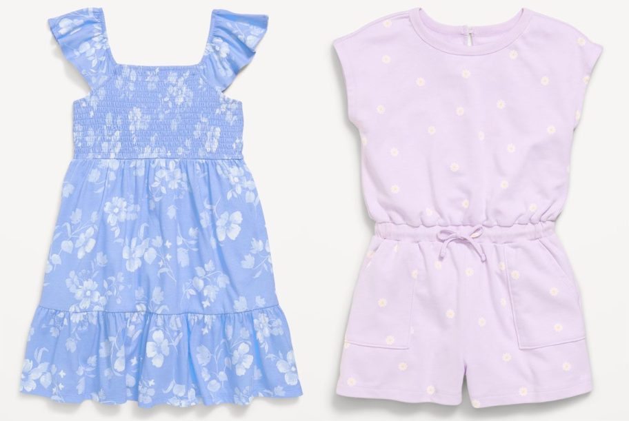 Old Navy Girls Dress and Romper On Sale