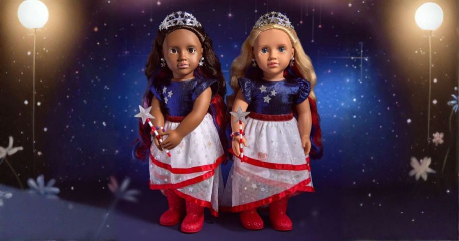 Our Generation Fourth of July 18" Doll & Accessories Keepsake Collection
