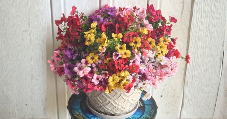 50% Off UV-Resistant Artificial Flowers on Amazon (+ Check Out Our Clever Easter Hack!)