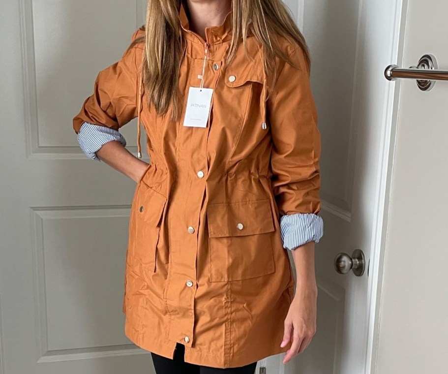 Over 20 of Today’s Best Amazon Fashion Promo Codes | Long Rain Jacket Only $23.99!
