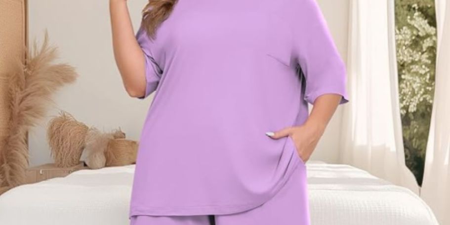Women’s Plus Size Pajama Set from $11.98 on Amazon (Reg. $27)