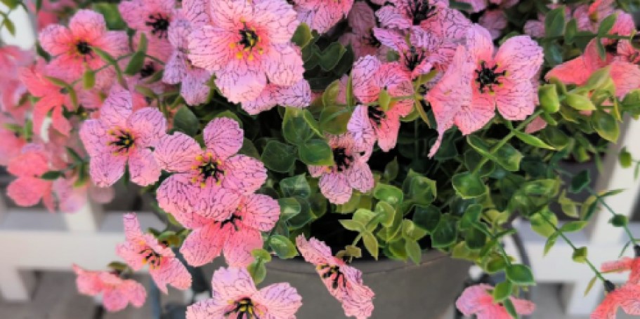 50% Off Real-Looking Artificial Flowers on Amazon (UV-Resistant for Outdoors)