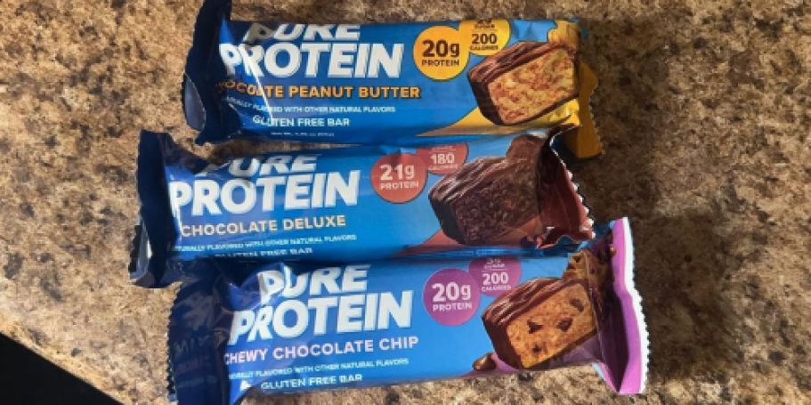 Pure Protein Bars 18-Count Variety Pack Only $15 Shipped on Amazon