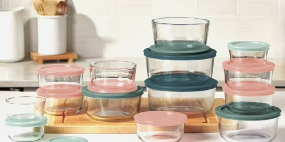28-Piece Glass Food Storage Set Just $23.98 on SamsClub.com