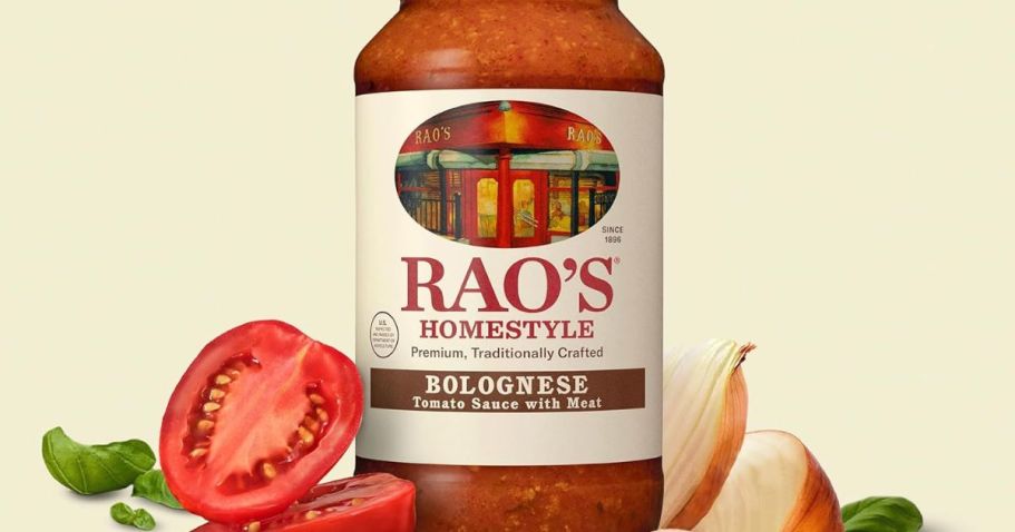 Rao’s Homemade Sauce 24oz Jars from $4.68 Shipped on Amazon